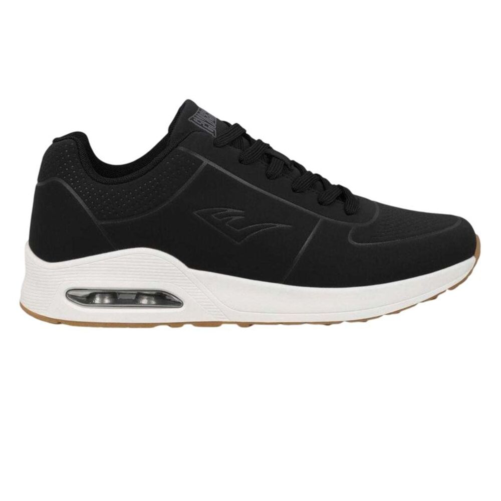 Everlast Mens Kaiso Embossed Running Sneakers / Black/White